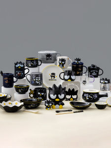 Cool Penguin Series Ceramic Cutlery Bowl and Plates Household Mug Creative Shape Cup Personal Special Rice Bowl Chopsticks