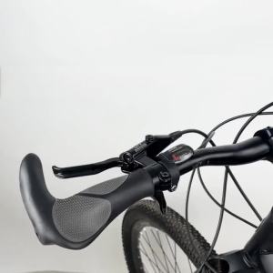 Tay Nắm Xe Đạp NPY Silicone Dành Cho Xe Đạp Leo Núi MTB Tích Hợp Cao Su TPR Tay Vịn Xe Đạp Leo Núi Tay Nắm BMX Hợp Kim Nhôm + Cao Su