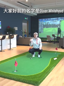 PGM Putting Green Mat Golf Indoor Practice Putting Trainer Golf Matting Green Turf Artificial Golf Grass Carpet Roll GL006
