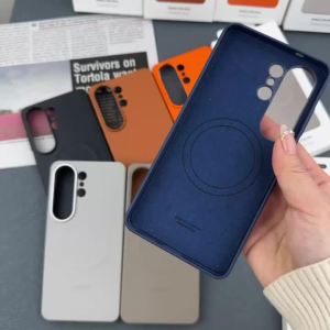 Samsung | Original Leather Cover For Samsung Galaxy S26/S26Plus/S26 Ultra 5G For Magsafe Magnetic Wireless Charging Protective Shell &Box