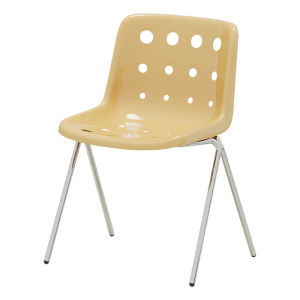 NANGUAHEZI | Retro Designer Cream Color Cafe Chair