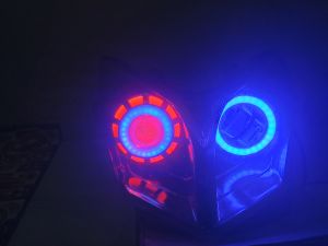HeadLamp Reflektor Lampu Depan Supra X Batman Plus Daymaker 2 Mata Plus Proji Berkualitas