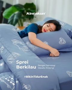 Kintakun Bedcover Comforter Only Gipsy D’LUXE Gold Microtex Selimut Queen King Anti Bakteri