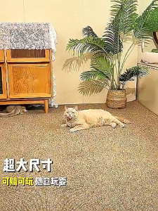 100*150cm Large Size Cat Scratcher Mat Simulated Sisal Durable Anti-Scratch Paw Pad  Cat Sleeping Bed Mat