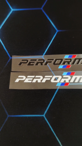 Sticker UV mẫu Performance - 2 Sticker mẫu Performance dán xe mọi vị trí - Xanh Đỏ - Hình dán - Nhãn dán