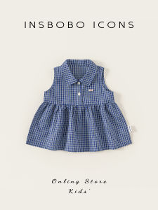 insbobo | Fashionable Girls Summer Shirt Check