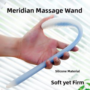 Traditional Chinese Meridian Beatings Silicon Gel Massage Tool Leg Back Hand Percussion Health Care Equipment Mechanical Control