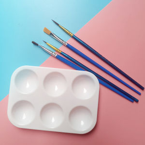 Ultra Value Special 5 Piece Art Kit Line Drawing Loose Hair Brush Mixing Palette Watercolor Oil Painting Brushes Set