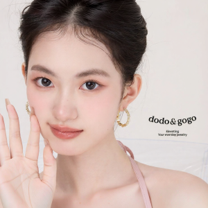 DODO.GOGO | Bông Tai Hình Tròn Đơn Giản Elegance