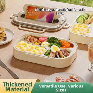 Insulated Multi-layer Stainless Steel Lunch Box