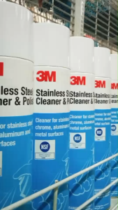 3M น้ํายาทําความสะอาดและเคลือบเงาสแตนเลส ขนาด 600 กรัม / 3M Stainless Steel Cleaner&Polish