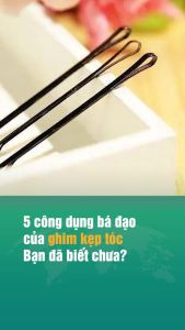 Combo 2 Vỉ Kẹp Tóc Ghim Tăm Đen Tiện Dụng