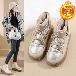 UANK | Fur Lined Warm Snow Boots Women