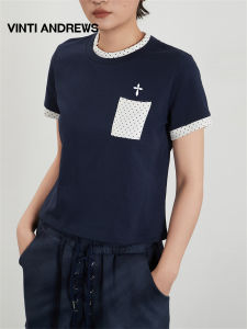 Patched Short-sleeve T-shirt
