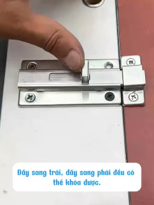 Chốt Khóa Cửa TRƯỢT K09 - Then Cửa Bằng INOX full ốc vít Bản Lề Then Chốt Gài Khoá Cửa Có Tay Cầm Bằng 100% INOX-012