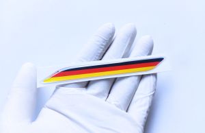 Stiker emblem lentur lis strip bendera Jerman sticker germany variasi motor