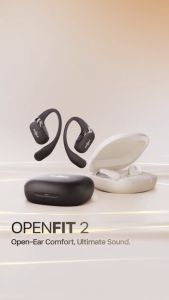 (ใช้โค้ดลดอีก10%) SHOKZ OPENFIT 2 หูฟังไร้สาย True Wireless น้ำหนักเบา ใส่สบาย ด้วยเทคโนโลยี Ultra-Soft Silicone 2.0