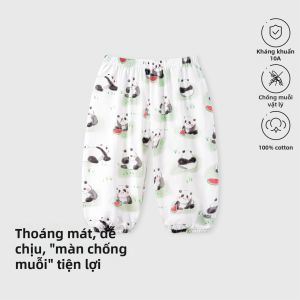 TONGLIANCHUXIN | Quần Bé Dễ Thương Chống Muỗi Bằng Cotton