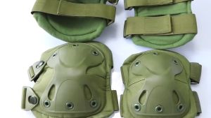 Outdoor Protective Tactical Gear anti-fall short knee pads and elbow 4-piece set of comfortable breathable riding protective