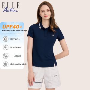 ELLE Active | UPF40+ Sun Protection Polo Shirt