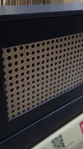 FREE INSTALLATION 🌟Kenzzo: Rattan Texture TV Cabinet/ TV Console/ Media Storage/ Modern Rak TV/ Almari TV (5ft/6ft)