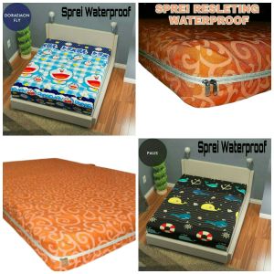PROMO SPREI WATERPROOF RESLETING MOTIF TINGGI 20