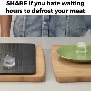 Aluminum Alloy Rapid Defrosting Tray Quick Thawing Cold Steak Fish Fruit Meat Food Defrosting Board Household Kitchen Tools