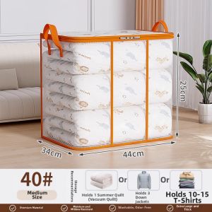 COLORFUL SUMMER DRESS | Transparent Large Capacity Waterproof Packing Bag for Moving and Clothing Storage