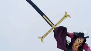 Action Figure 91 new anime one piece dracule mihawk yoru Collection Model Toys Gift for kids action figure statue