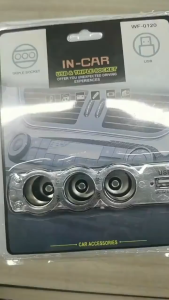 Car Cigarette Lighter Splitter USB Car Fast mobile phone Charger For Car Charger Adapter