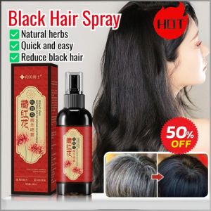 【Hot sale】[Grey Hair No Longer Grows]Saffron Essence Spray Anti-Lost natural plant extract Strengthen Hair Root Moisture Serum藏红花何首乌养发精华