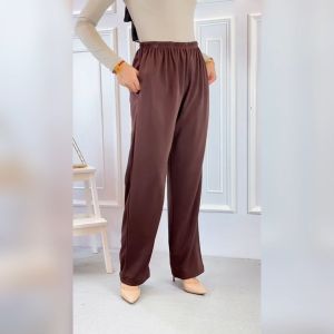 KM Womens Plus Size Straight Cut Long Pants M10911