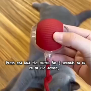 Electric Cat Ball Toys Automatic Moving Bouncing Rolling Smart Cat Toys Training Self-Moving Kitten Toy for Indoor Interactive Pet Exercise Chase Toy