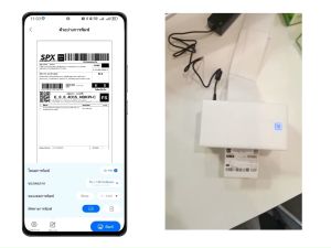 A6 เครื่องพิมพ์ฉลากสินค้า 100x150ใบปะหน้า ที่อยู่ลูกค้า เครื่องปริ้น Bluetooth/USB Thermal Printer เครื่องปริ้นฉลากสินค้า เครื่องพิมพ์บาร์โค้ด