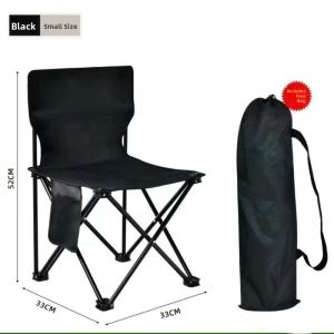 Outdoor Camping Folding Chair Art Sketching Beach Picnic Leisure Fishing Chair Beach Fishing Portable Stool Oxford Cloth Material