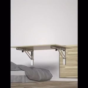 14 Inches 2 PCS Heavy Duty Black Triangle Corner Bending Bracket Adjustable Mounted Wall Bearing Durable Shelf Bracket Triangle Shelf Supports Wall Mounted DIY Stainless Steel Table Bench Floating Shelf Brackets Floating Shelf Brackets Deep Shelf Foldable