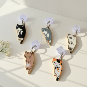 Drying Kitten Cell Phone Dust Plug for iPhone Suitable for Samsung Type-C connector Dust Plug Cell Phone 3.5mm Socket Hanging Ac