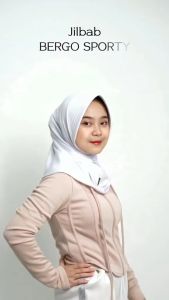 Hijab Sport / Jilbab Sport | Kerudung Olahraga Jilbab Bergo jersy Simple Pad Tebal  | Kerudung bergo Sport || ZAIN Collection