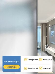 CHUSHE | Privacy Light-Through Blinds Glass Stickers