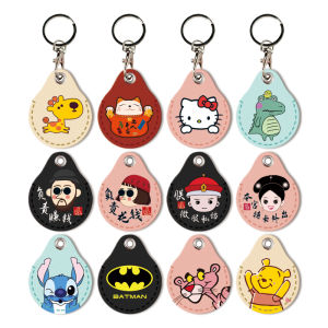 Sensor Mini Community Access Card Cover Cute Smart IC Card Water Drop round Keychain Elevator Card Protective Cover