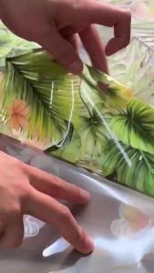 1 Pcs Dandelion Butterfly Electrostatic Wall Sticker Double Sided Glass Window Decal Removable Home Interior Decor Wallpaper