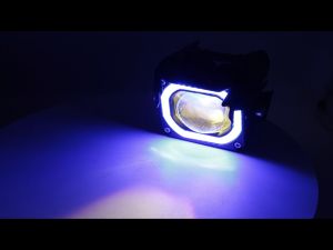 FUN Mini Driving Light Upgraded V7 Pro 2nd Full Set With Metal Ballast high/low beam white/yellow and Blue LED headlights Korea LED chip IP68 Box