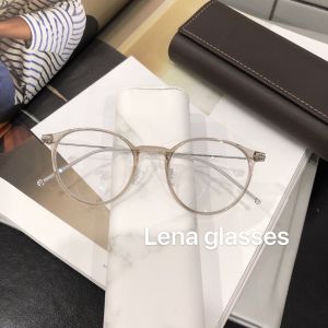 แว่นตาอัลตร้าไลท์น้ำหนักเบาพิเศษ 52 กรัม ทรงรีแบบเรโทร เหมาะสำหรับใบหน้าเล็ก สามารถสั่งทำพิเศษได้ บริการปรับแต่งเลนส์กำลังสูง