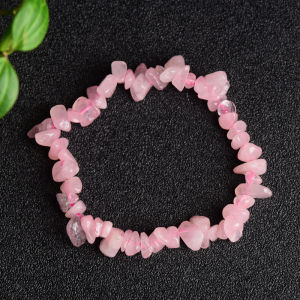 Natural Crystal Bracelet Agate Raw Stone Tiger Eye Stone Jewelry Accessories Fashionable Semi-Precious Gemstone Hand Chain