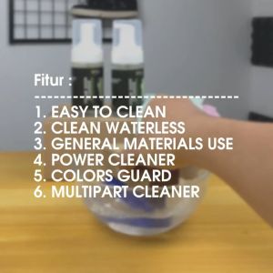 Metamorfid Pembersih Sepatu Foam Tanpa Bilas / Shoes Cleaner Foam 100ml Paket Bundling