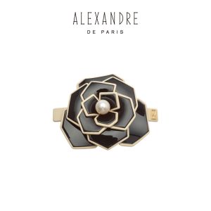 Alexandre De Paris Paris Alexander Camellia 8cm Hair Clip Gift Selection Fashionable Hair Accessories European Style