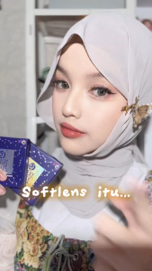 SOFTLENS TRAPEZIUM NORMAL & MINUS (-0.50 SD -6.00) MADE IN KOREA BY CTK DIA 14.5MM/FREE LENSCASE