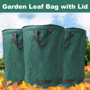 【 300 ลิตร-500 ลิตร】ถุงเก็บกิ่งไม้และใบไม้ ถุงใบสวน ถุงใส่เศษใบไม้ กิ่งไม้แห้ง ในสวน ถุงใส่ขยะ ขนาด300/400/500L เนื้อหนา กันน้ำ ถุงผ้า PP เบาพกพาสะดวก สามาเอาออกมาใช้ได้ทันที