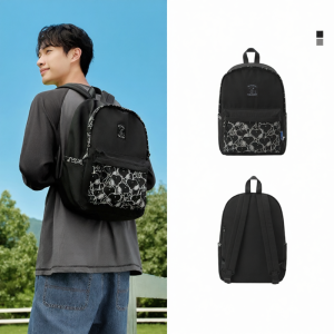 Semir | Snoopy Series Cartoon Print Couple Outdoor Backpack Large Capacity Commuter Laptop Bag