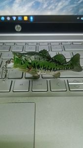 3D Fishing Keychain Pancing Ikan Largemouth Bass Replica Outdoor PVC Decoration Gift Rapala Lure Pro